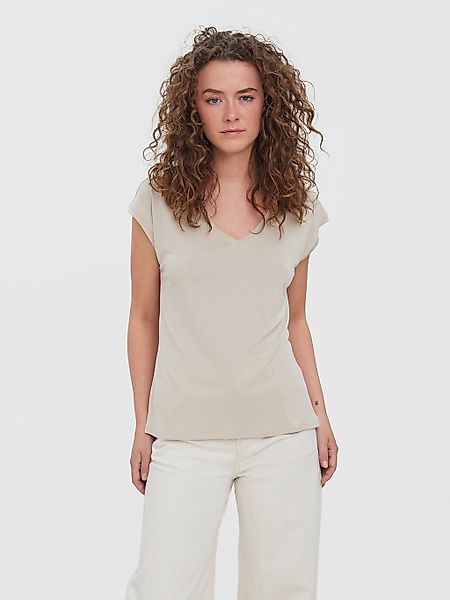 Vero Moda V-Shirt VMFILLI SS V-NECK günstig online kaufen