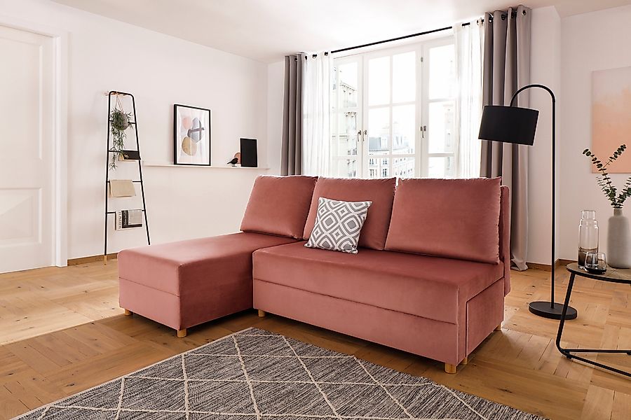 INOSIGN Ecksofa Mick L-Form, Longchair links/rechts günstig online kaufen