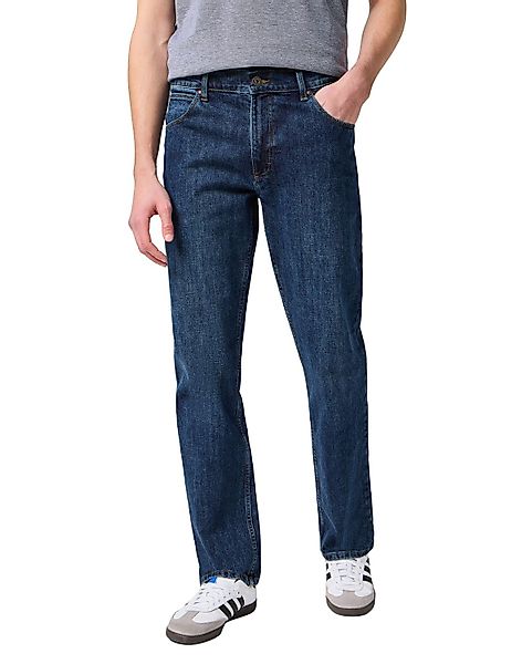 Wrangler Herren Jeans STRAIGHT - Mid Waist - Regular Fit - Blau Schwarz günstig online kaufen