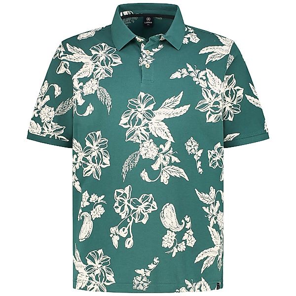 Lerros Poloshirt mit Allover-Muster Farbe dunkelgrün Größe: 6XL günstig online kaufen
