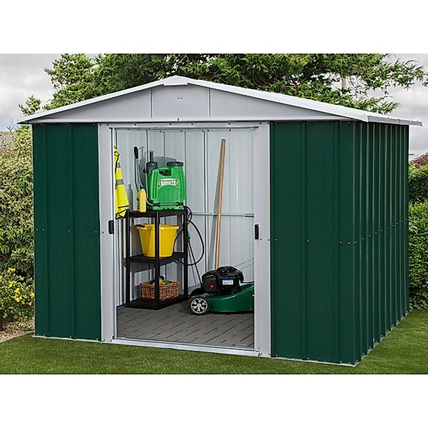Yardmaster Gerätehaus-Set Bayern 87GEYZ+ Grün B x T: 226 cm x 207 cm günstig online kaufen