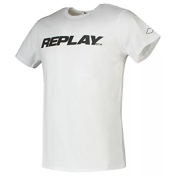 Replay M3142.000.2288 Kurzärmeliges T-shirt S White günstig online kaufen