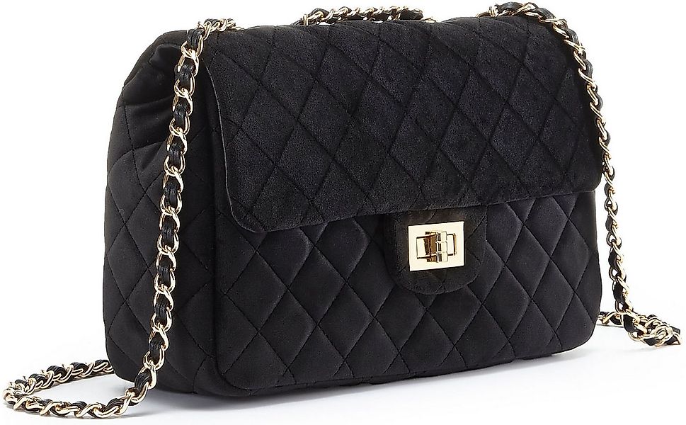 Vivance Umhängetasche Schultertasche, in modischer Samtoptik, Handtasche, T günstig online kaufen