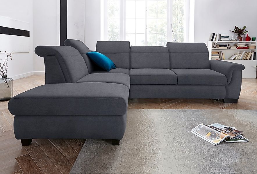 DOMO collection Ecksofa "Sully komfortables Sofa, L-Form", wahlweise mit Be günstig online kaufen