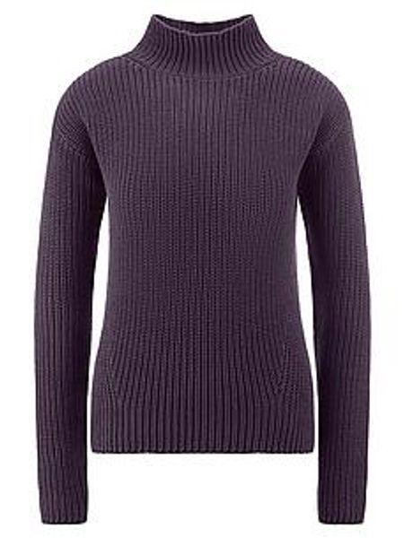 Pullover Stehkragen Peter Hahn lila günstig online kaufen