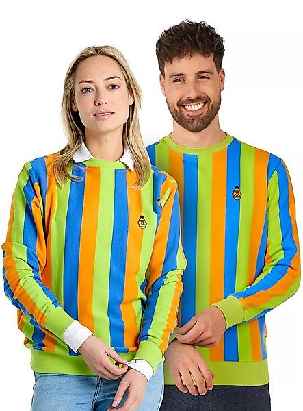 Opposuits Kostüm OppoSuits – Sesamstraße Bert Pullover, Ikonisch gestreifte günstig online kaufen