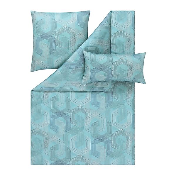 Estella Bettwäsche Mako Satin Sereno 155x220+Kissen günstig online kaufen