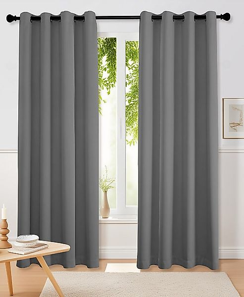 Simloveve Vorhang Gardinen Wohnzimmer Lärmschutz Thermogardine Super Dicke, günstig online kaufen