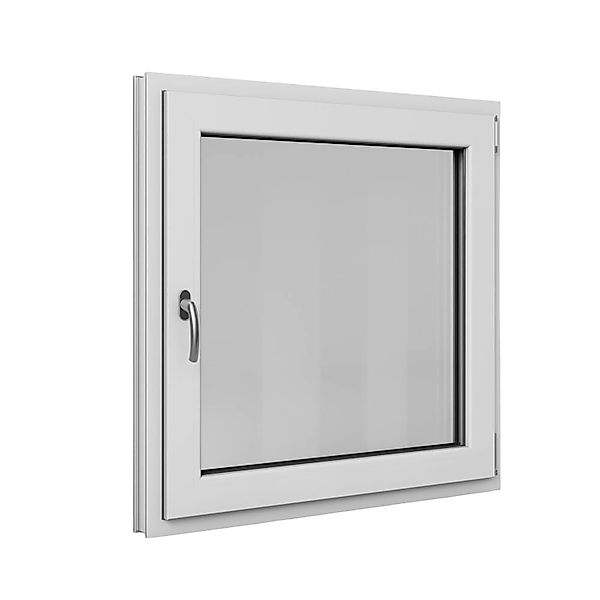 Roro Fenster Basic Kunststoff-Profil Weiß 95 cm x 95 cm DIN R günstig online kaufen