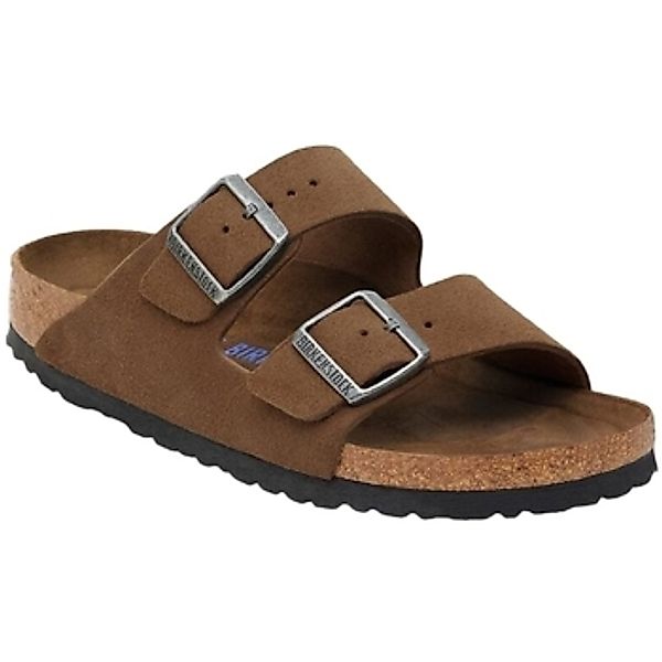 BIRKENSTOCK  Sandalen Arizona SF Suede Leather Narrow - Dark Tea Tonal günstig online kaufen