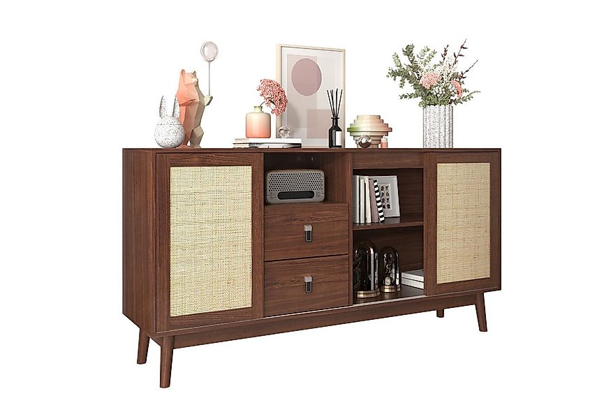 MODFU Sideboard mit vielseitiger Stauraum (Wohnzimmerschrank, Aufbewahrungs günstig online kaufen