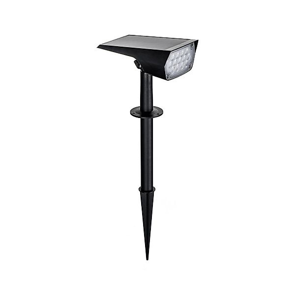 PRIOS LED Solarleuchten Helier 9934140 Modern in Schwarz 1-flammig günstig online kaufen