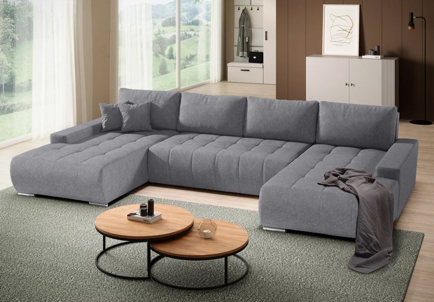 Beautysofa Ecksofa mit Bettkasten DRACO U, günstig online kaufen