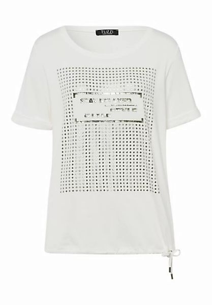 TUZZI Kurzarmshirt mit kurzen Krempelärmeln günstig online kaufen