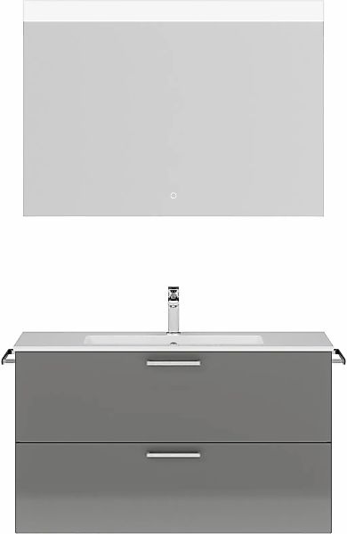 nobilia Badmöbel-Set "Tolvina" vormontiert, mit Soft-Close, 2 Stk. tlg. günstig online kaufen