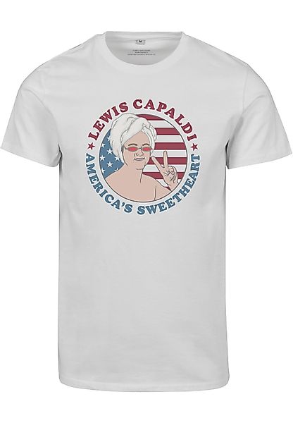 Merchcode T-Shirt "Merchcode Herren Lewis Capaldi Sweetheart Tour Front", ( günstig online kaufen