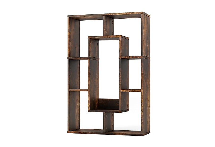 COSTWAY Bücherregal, Standregal mit 7 Fächern & Kippschutz, 60x20x90cm günstig online kaufen