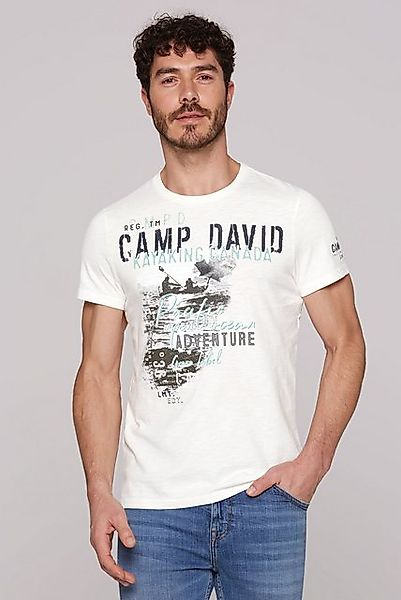 CAMP DAVID T-Shirt mit großem Logoprint günstig online kaufen