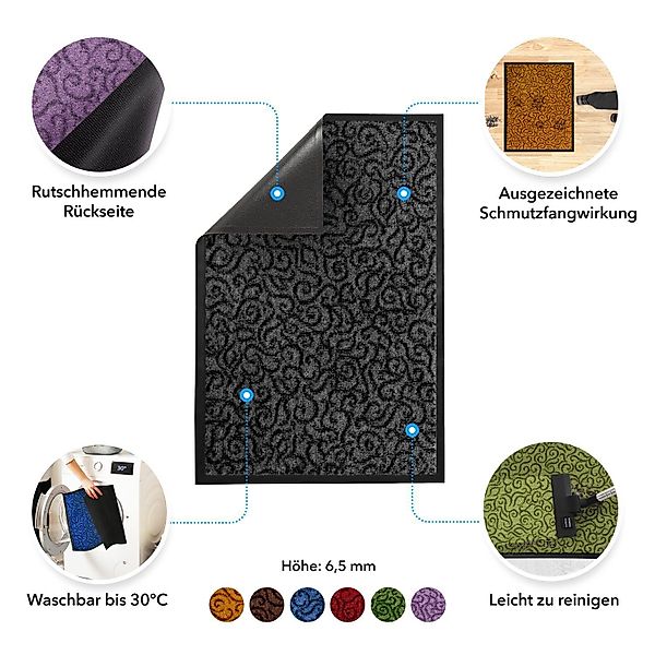 Floordirekt Fußmatte Sauberlaufmatte Brasil Zuschnitt, viele günstig online kaufen