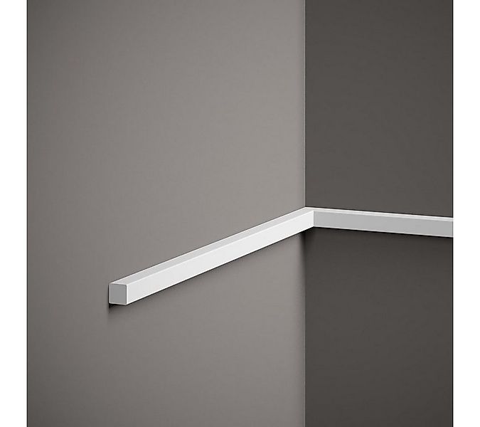PROVISTON Zierleiste 15 x 15 x 2000 mm Wandleiste Polystyrol Weiß, Kleben, günstig online kaufen