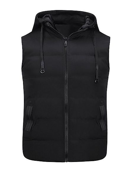 YOUTHUP Steppweste Herren winddichte Steppweste mit Kapuze günstig online kaufen