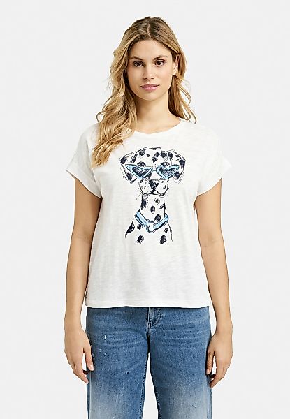 Milano Italy Rundhalsshirt, mit überschnittenen Schultern günstig online kaufen