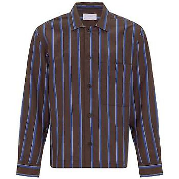 Antioch  Hemdbluse Frederico Striped Lapel Collar Long Sleeve Shirt günstig online kaufen