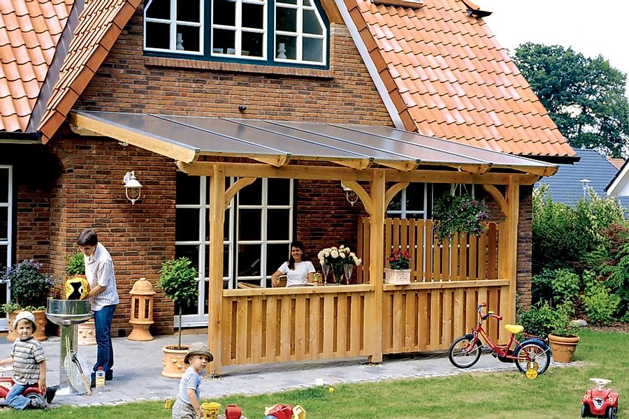 Skanholz Sichtschutzelement passend für Terrassendach "Rimini + Ravenna" 35 günstig online kaufen