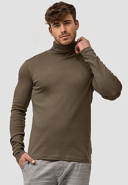 Indicode Rollkragenshirt Herren Eagon Langarmshirt Herrenshirt günstig online kaufen