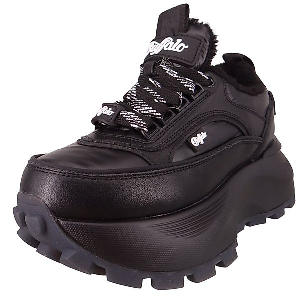 Buffalo 1636548 Manhatten WNTR LO Warm Black Sneaker günstig online kaufen