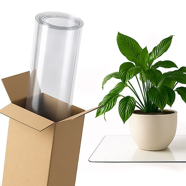 Tulup Tischdecke Tischschutzfolie transparent, Tischdecke durchsichtig, günstig online kaufen