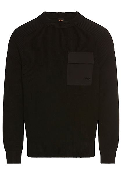 BOSS ORANGE Strickpullover "Kalamaro", mit Brusttasche günstig online kaufen