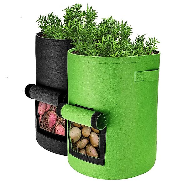 EXTSUD Pflanzkübel Kartoffel Pflanzsack, Pflanzen Tasche günstig online kaufen