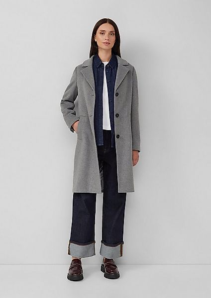 s.Oliver Wintermantel Outdoor-Mantel Mantel aus Wollmix mit Reverskragen günstig online kaufen