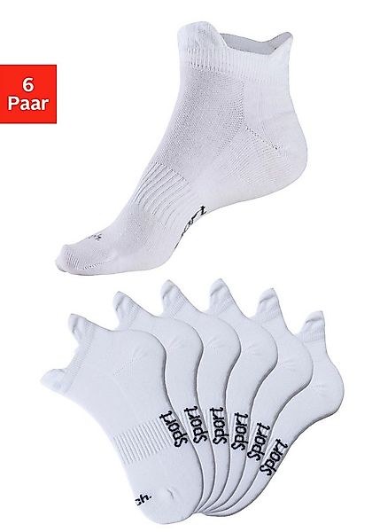 Bench. Sneakersocken (Packung, 6-Paar) mit feiner Mesh Konstruktion und Mit günstig online kaufen