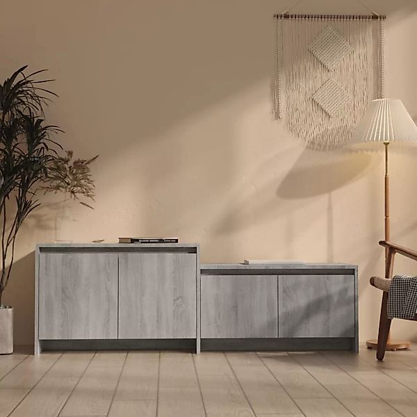 vidaXL TV-Schrank TV-Schrank Grau Sonoma 146,5x35x50 günstig online kaufen