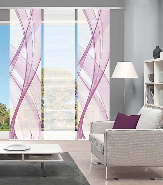 Vision Schiebegardine "PACOLIA" Paneelwagen 3 Stk. tlg. SET,SCHIEBEVORHANG, günstig online kaufen