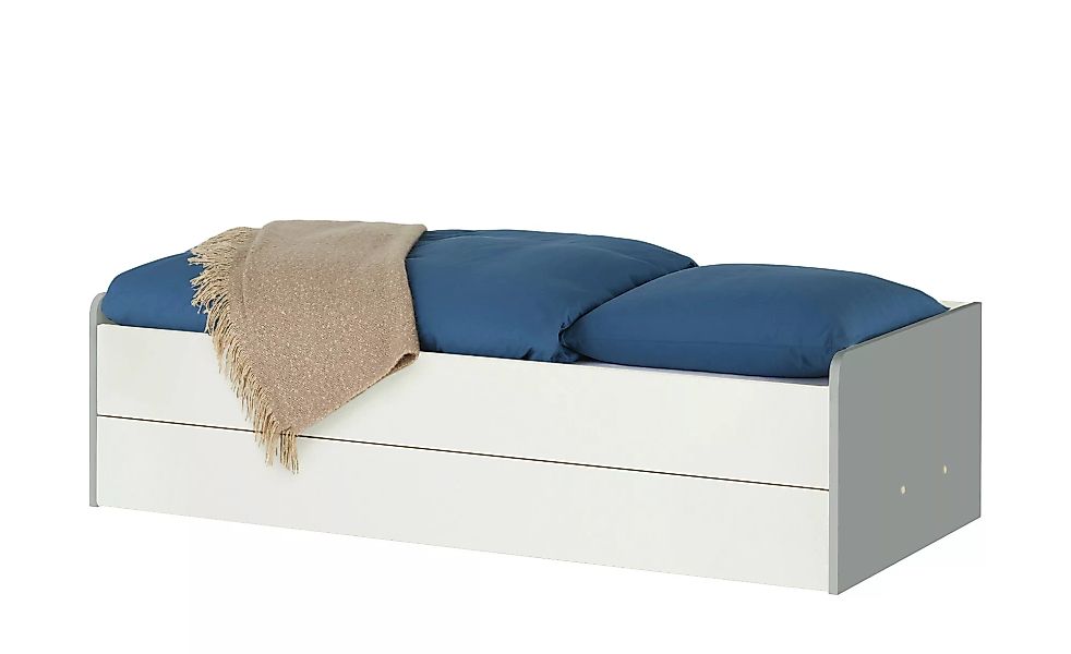 Stauraumbett  Grow Up - weiß - 127 cm - 54,5 cm - Betten > Bettgestelle - M günstig online kaufen