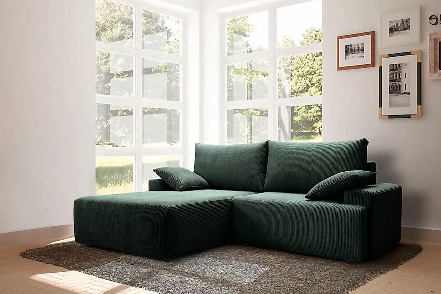 exxpo - sofa fashion Ecksofa "Orinoko, aktuelles Design und hoher Sitzkomfo günstig online kaufen
