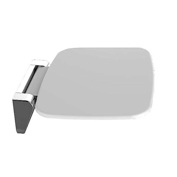 Glasdeals Klappbarer Duschsitz Chrom Weiß 1777 günstig online kaufen
