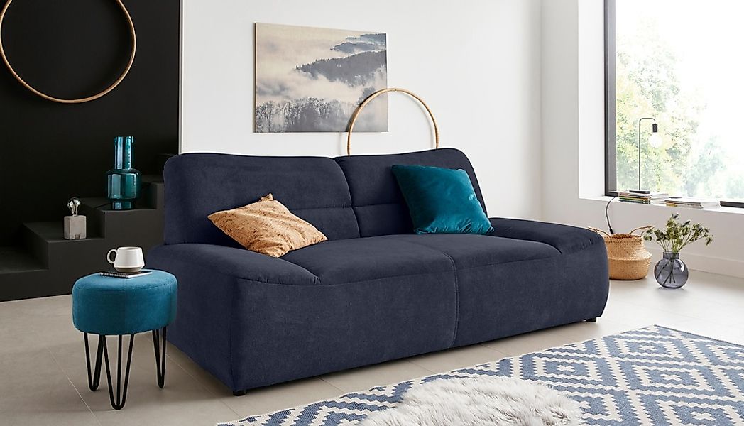 DOMO collection 2-Sitzer "Cesena modernes Sofa mit flachen Armlehnen, komfo günstig online kaufen