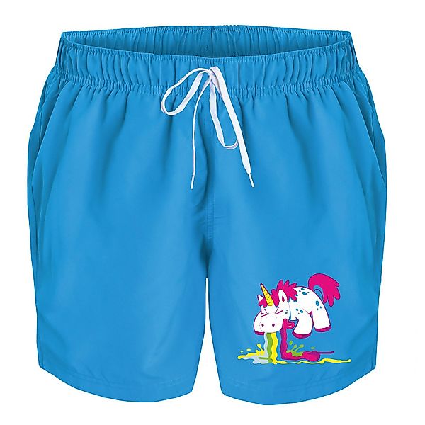 deinshirt Badehose Schwimmshorts Kotzendes Einhorn Integrierter günstig online kaufen
