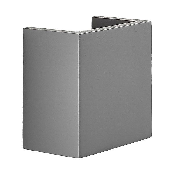Lindby Beton Wandleuchte Wandlampe Innen Smira 9613083 Modern in Alu aus Be günstig online kaufen