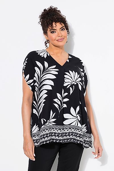 Ulla Popken Tunika Tunika Blüten Oversized günstig online kaufen