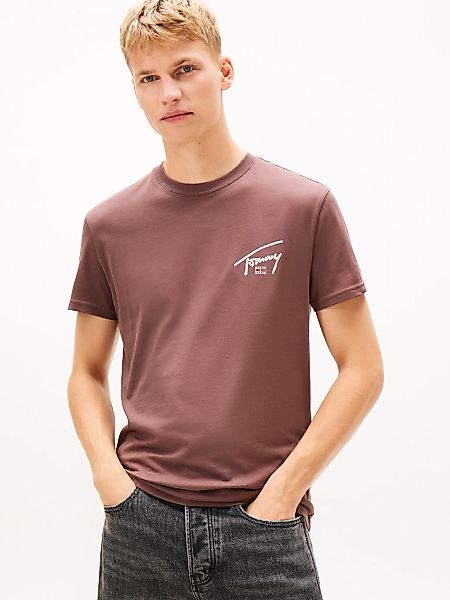 Tommy Jeans T-Shirt "TJM SIGN BACKPRINT" mit Rückenprint, regular fit, Rund günstig online kaufen
