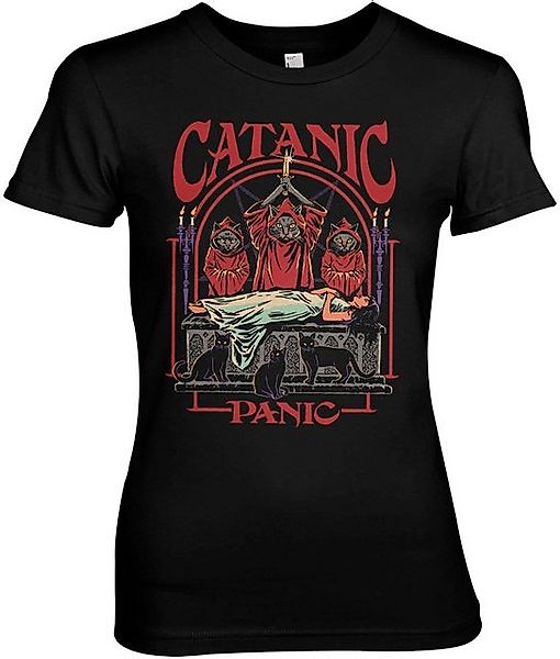 Steven Rhodes T-Shirt Catanic Panic Girly Tee günstig online kaufen