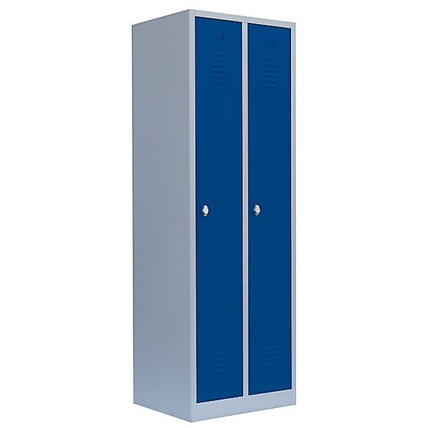 Steelboxx Spind für 2 Personen Kleiderspind 180x60x50cm Umkleideschrank (1- günstig online kaufen