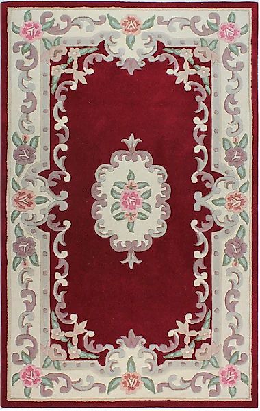 FLAIR RUGS Wollteppich »Aubusson«, rechteckig, 10 mm Höhe günstig online kaufen