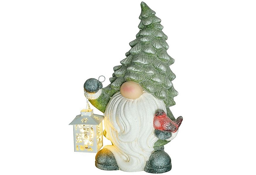 MC Star Dekofigur Weihnachtszwerg mit Laterne, LED, batteriebetrieben, wett günstig online kaufen