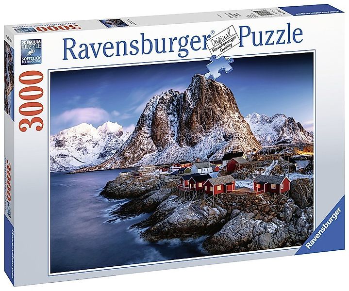 Ravensburger Puzzle 3000 Teile Ravensburger Puzzle Hamnoy, Lofoten 17081, 3 günstig online kaufen